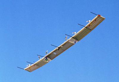 <tt>Flying wing used  to monitor storms and possibly establish communication links, from nasa.gov</tt>