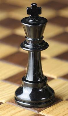 <tt>Chess piece Black king by MichaelMaggs via Wikimedia Commons</tt>