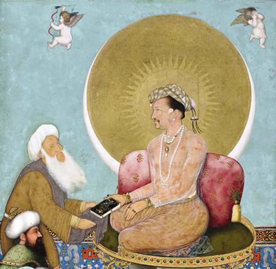 <tt>Jahangir with sufi by Bichitr via Wikimedia Commons</tt>